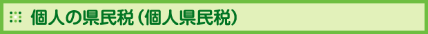 個人の県民税（個人県民税）