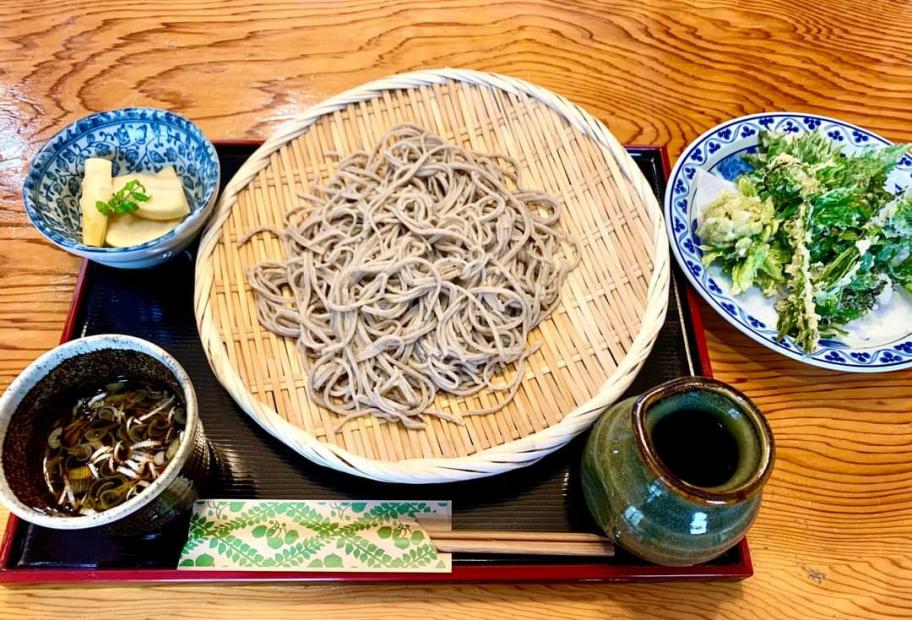 馬場島荘の手打ちそば