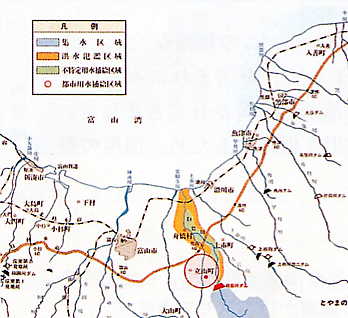 白岩川ダム_位置図