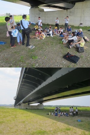 富山大橋見学会の様子