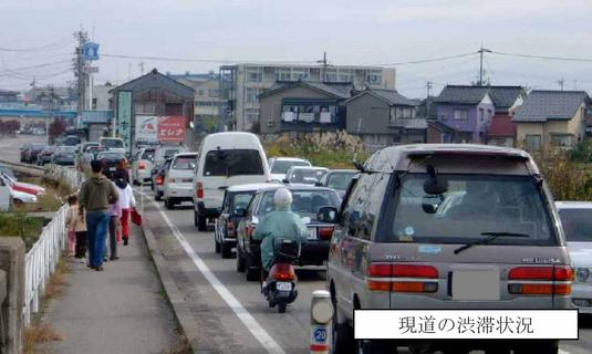 現道の渋滞状況