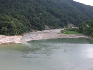 貯水池の堆砂状況