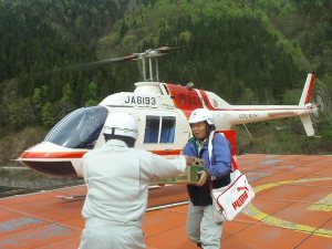 融雪期の職員交代